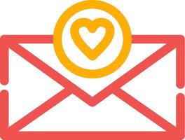 Love Letter Creative Icon Design vector