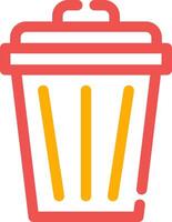 Trash Can Creative Icon Design vector