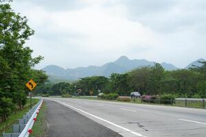 paisaje ver en el la carretera foto