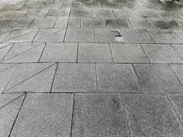 Closeup of an abstract paint pattern on a beautiful concrete surface. photo