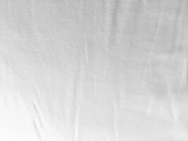 A pristine white fabric background showcasing the luxurious texture of silk, creating an abstract and soft ambiance perfect for a high-end design. photo