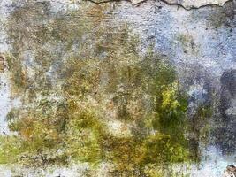 Grey stucco surface with a closeup of its textured material photo