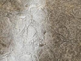 Empty concrete floor in a vintage and retro style. photo