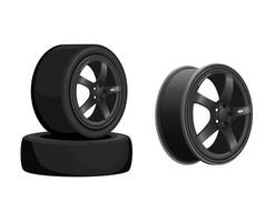 Tire Wheel And Rims Vehicle Part Vector