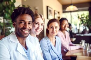 AI generated Diverse Healthcare Team Portrait photo