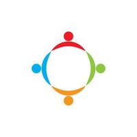 Community, network and social icon design template vector
