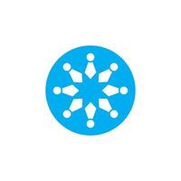 Community, network and social icon design template vector