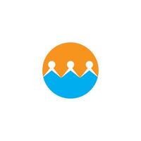 Community, network and social icon design template vector