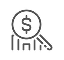 Currency related icon outline and linear vector. vector