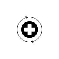 healing concept line icon. Simple element illustration. healing concept outline symbol design. vector