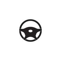 steering wheel vector illustration icon logo template