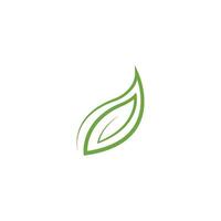 Logos of green leaf ecology nature element vector icon