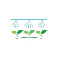 Irrigation logo design vector. Icon Symbol. Template Illustration vector