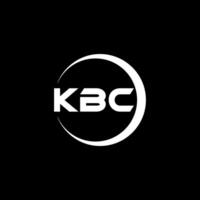 kbc letra logo diseño, inspiración para un único identidad. moderno elegancia y creativo diseño. filigrana tu éxito con el sorprendentes esta logo. vector
