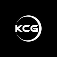 kcg letra logo diseño, inspiración para un único identidad. moderno elegancia y creativo diseño. filigrana tu éxito con el sorprendentes esta logo. vector