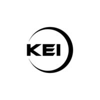 KEI Letter Logo Design, Inspiration for a Unique Identity. Modern Elegance and Creative Design. Watermark Your Success with the Striking this Logo. vector