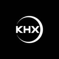 KHX Letter Logo Design, Inspiration for a Unique Identity. Modern Elegance and Creative Design. Watermark Your Success with the Striking this Logo. vector