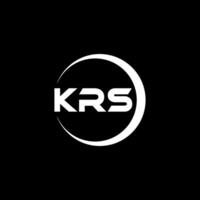 krs letra logo diseño, inspiración para un único identidad. moderno elegancia y creativo diseño. filigrana tu éxito con el sorprendentes esta logo. vector