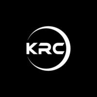 KRC Letter Logo Design, Inspiration for a Unique Identity. Modern Elegance and Creative Design. Watermark Your Success with the Striking this Logo. vector