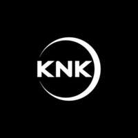 KNK Letter Logo Design, Inspiration for a Unique Identity. Modern Elegance and Creative Design. Watermark Your Success with the Striking this Logo. vector