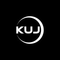 KUJ Letter Logo Design, Inspiration for a Unique Identity. Modern Elegance and Creative Design. Watermark Your Success with the Striking this Logo. vector