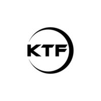 KTF Letter Logo Design, Inspiration for a Unique Identity. Modern Elegance and Creative Design. Watermark Your Success with the Striking this Logo. vector