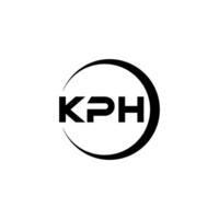KPH Letter Logo Design, Inspiration for a Unique Identity. Modern Elegance and Creative Design. Watermark Your Success with the Striking this Logo. vector