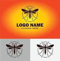 mosquito logo vector art icon graphics for business brand icon mosquito logo template