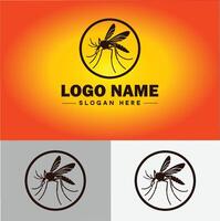 mosquito logo vector art icon graphics for business brand icon mosquito logo template