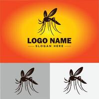 mosquito logo vector art icon graphics for business brand icon mosquito logo template