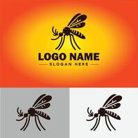 mosquito logo vector art icon graphics for business brand icon mosquito logo template