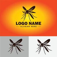 mosquito logo vector art icon graphics for business brand icon mosquito logo template