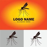 mosquito logo vector Arte icono gráficos para negocio marca icono mosquito logo modelo