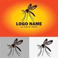 mosquito logo vector art icon graphics for business brand icon mosquito logo template