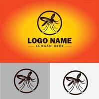 mosquito logo vector art icon graphics for business brand icon mosquito logo template