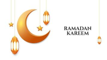 Ramadan kareem islamic background design. Illustration vector