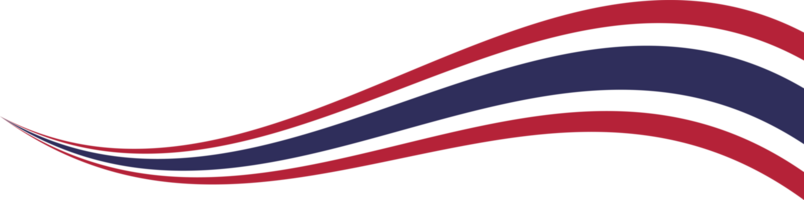 röd, vit och blå färgad bakgrund, som de färger av thailand flagga. platt design illustration. png