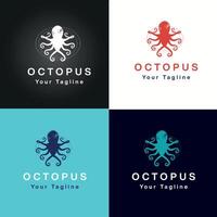 Sea Octopus Logo vector