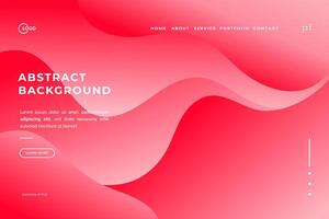 Sophisticated Pink Abstract Waves Background for Web and Advertising, A Minimalist Touch for Modern Designs vector