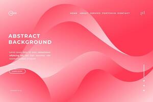 Sophisticated Pink Abstract Waves Background for Web and Advertising, A Minimalist Touch for Modern Designs vector