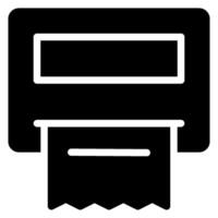 parking meter glyph icon vector