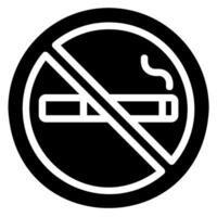 dont smoke glyph icon vector