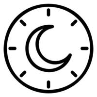 rest line icon vector