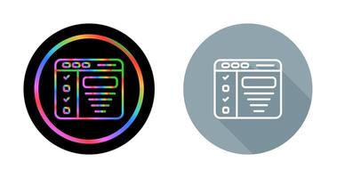 Design Brief Vector Icon