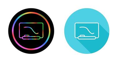 Interactive Whiteboard Vector Icon