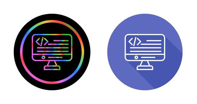 Programming Language Vector Icon