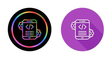 Mobile App Development Vector Icon