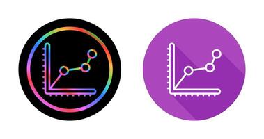 Line Chart Vector Icon