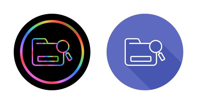 Document Retrieval Vector Icon