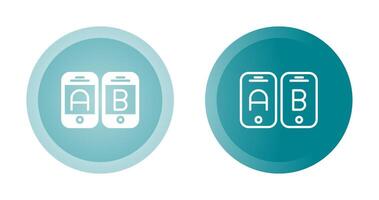 A B Testing Vector Icon
